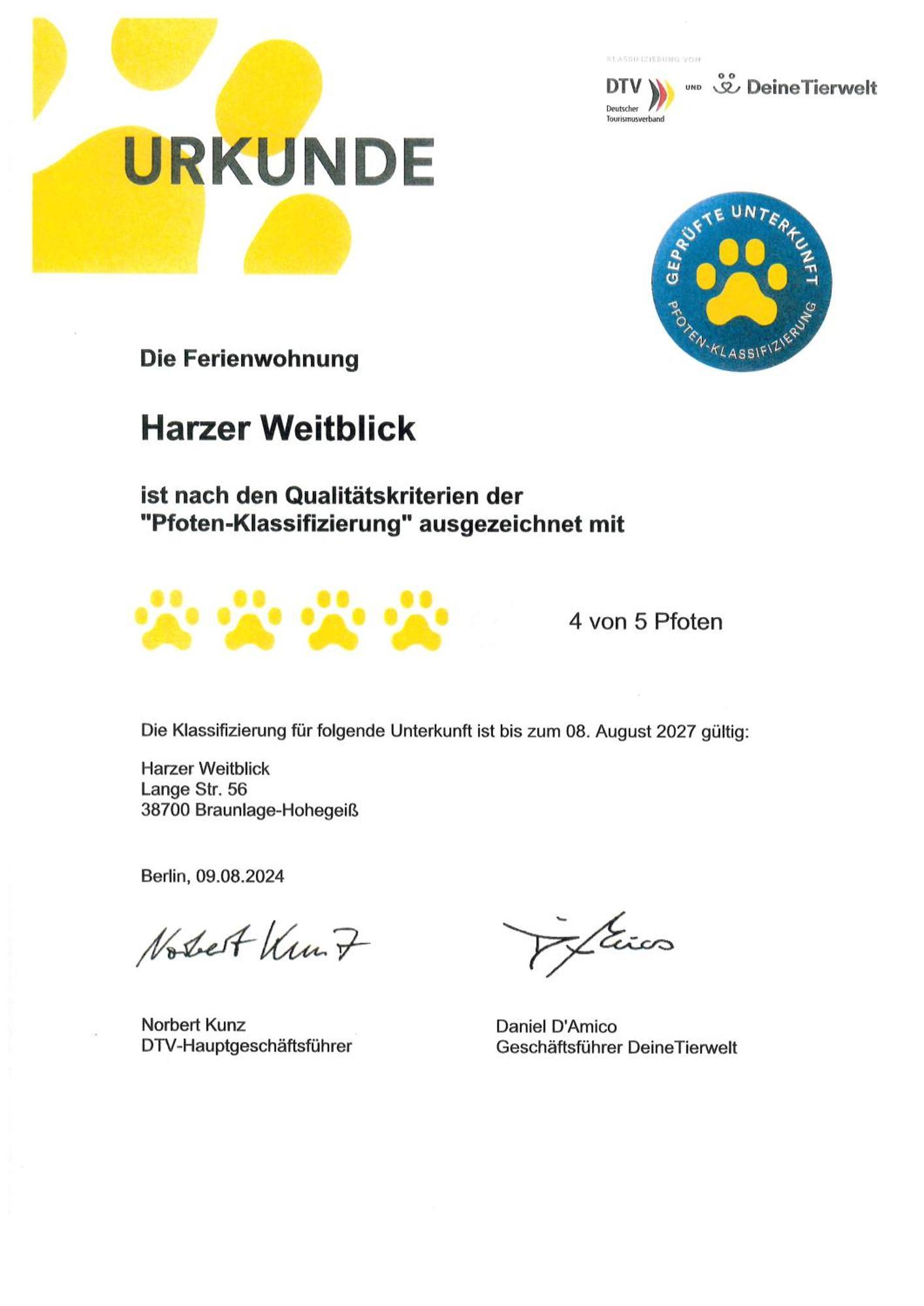 Fewo Harzer Weitblick, Hunde Willkommen, W-Lan, 2X Smart Tv, Dtv 4 Sterne, 4 Pfoten Браунлаге Екстер'єр фото